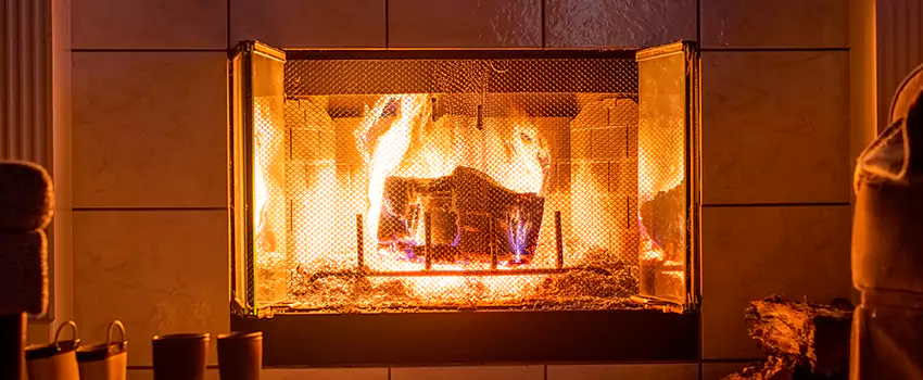 Mendota Hearth Landscape Fireplace Installation in Reynoldsburg, Ohio